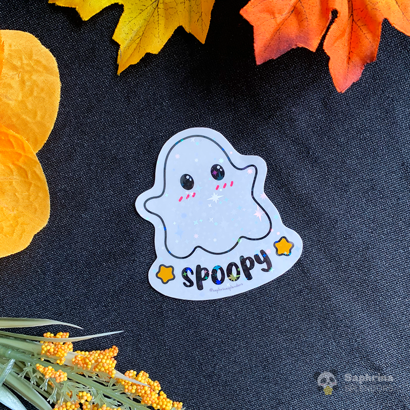 Spoopy Ghost Sticker