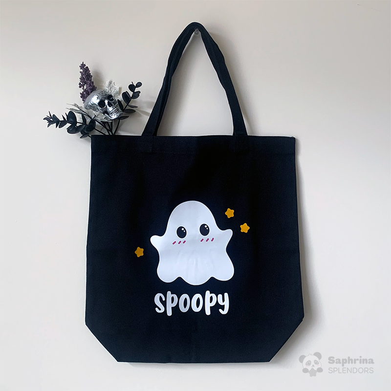 Spoopy Ghost Totebag