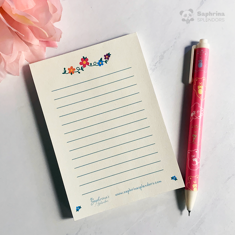 Spring Floral Mini Notepad