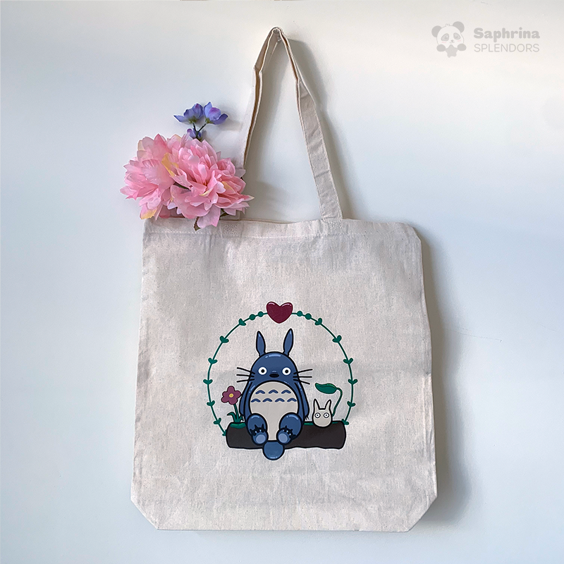 Totoro and Friend Totebag