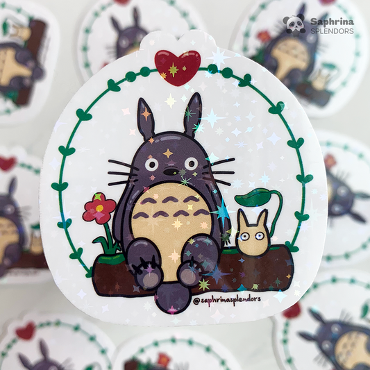 Totoro and Friend - My Neighbor Totoro Sticker